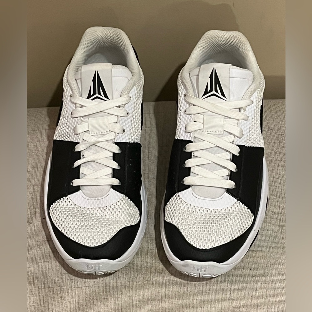 Nike JA 1 GS Scratch 2.0 Black & White Athletic Sneakers, 6.5